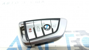 Smart key BMW X5 F15 14-18 4 buttons, worn