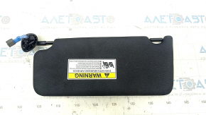 Right visor Honda Accord 18-22 black, without hook