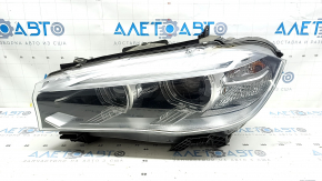 Front left headlight complete BMW X5 F15 14-18 xenon, with fasteners, sand
