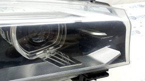 Front right headlight complete BMW X5 F15 14-18 xenon, with fasteners, sand