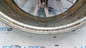 Wheel set R18 Audi A4 B8 13-16 curb