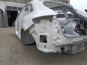 Quarter wing rear left Porsche Macan 15- on the body, white