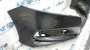 Bare front bumper Honda Accord 18-20 without parking sensors, graphite, scratches, dented, bumps