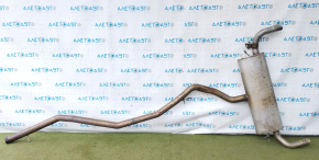 Muffler rear part barrel BMW X5 F15 14-18 N55 with damper, dented