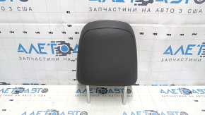 Headrest rear left Toyota Prius V 12-17 leather, dark gray