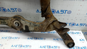 Rear subframe Audi A4 B8 13-16 AWD rusty, with lever, bolt rusted