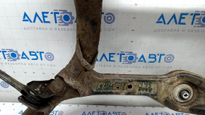 Rear subframe Audi A4 B8 13-16 AWD rusty, with lever, bolt rusted
