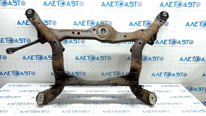 Rear subframe Audi A4 B8 13-16 AWD rusty, with lever, bolt rusted