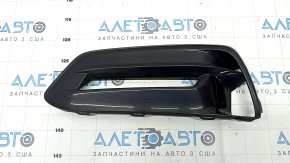 Bumper grille left Honda Accord 18-22 under fog lights, black gloss, sand