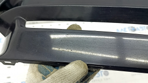 Right bumper grille Honda Accord 18-22 under fog lights, black gloss, sand, crack in mount