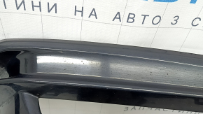 Right bumper grille Honda Accord 18-22 under fog lights, black gloss, sand, crack in mount