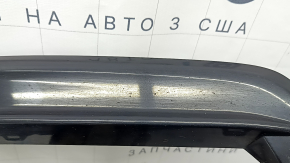 Right bumper grille Honda Accord 18-22 under fog lights, black gloss, sand, crack in mount