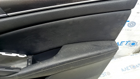 Door trim card front right Honda Accord 18-22 black with black insert leather, insert under carbon, for dry cleaning