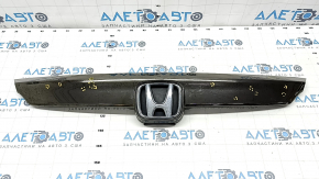 Radiator grille Honda Accord 18-22 dark chrome assembled 3 parts, sand, pokes