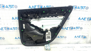 Door trim card rear left Honda Accord 18-22 black, armrest and insert leather, for dry cleaning