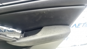 Door trim card rear right Honda Accord 18-22 black with black insert leather, armrest leather, for dry cleaning