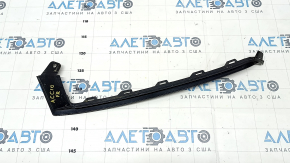 Front bumper molding lower right Honda Accord 18-22 black gloss, scratches
