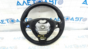 Naked steering wheel Honda Accord 18-22 black leather, dry cleanable, scratches