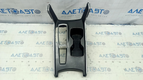 Center console trim cup holders Honda Accord 18-22 gray, worn