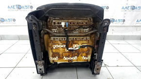 Passenger seat Honda Civic X FC 19-21 4d without airbag, mechanical, black cloth, dry cleanable, rust
