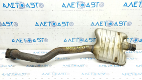 Exhaust line middle part Audi A4 B8 13-16 rest 2.0T studs sawed off, mesh torn
