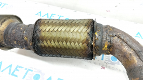 Exhaust line middle part with catalytic converter Honda Insight 19-22 rusty