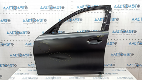 Bare front left door BMW 3 G20 19- black 668, in black matte film, dents