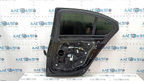 Door assembly rear right BMW 3 G20 19- keyless, black 668, in black matte film, butt