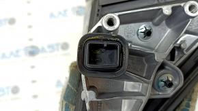 Left side mirror BMW 3 G20 19- 5 pins, turn signal, heated, auto-dimming, BSM, Shadow-Line, black, crack in turn signal glass
