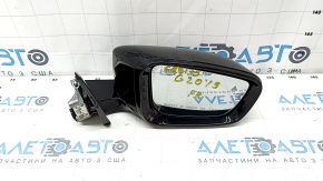 Side mirror right BMW 3 G20 19- 5 pins, turn signal, heated, BSM, Shadow-Line, black