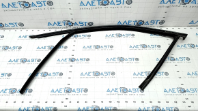 Upper door molding front left BMW 3 G20 19- black gloss with glass seal
