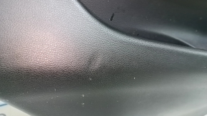 Door trim card rear left BMW X5 F15 14-18 black, insert leather brown Dakota, without curtain, armrest leather brown, insert under the tree, with handle, scratches, dents
