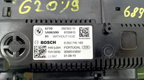 Instrument cluster BMW 3 G20 19-12.3", for projection,