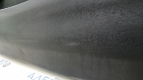 Door trim card front right BMW X5 F15 14-18 black, insert leather brown TERRA, without curtain, armrest leather brown, overlay under the tree, with handle, scratches, dents