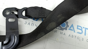 Passenger seat belt with tensioner BMW 3 G20 19- black, REMA, dry-cleanable, rusty squib
