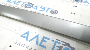 BMW X5 F15 14-18 Pure Experience rear bumper molding silver, minor scratches, broken fasteners
