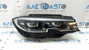 Headlight front right BMW 3 G20 19-22 LED adaptive, with blocks, sand
