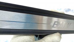 Door sill trim front right outer BMW 3 G20 19- chrome, BMW inscription, scratches