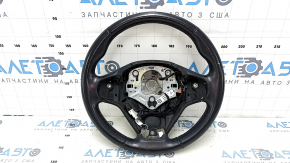 Steering wheel bare BMW X5 F15 14-18 leather black with heating, Sport, scratches, abrasion, bump