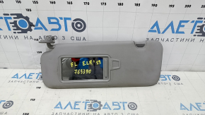 Left visor Hyundai Elantra AD 17-20 gray, for dry cleaning