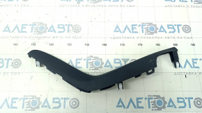 Center console trim side right Honda Civic X FC 16-21 black