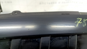 Radiator grill assembly BMW 3 G20 19-22 black, broken mount, scratches