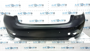 Bare rear bumper BMW 3 G20 19-22 for parking sensors, Sport Line, black, scratches