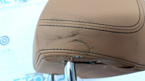Headrest driver's seat BMW 3 G20 19-22 leather brown COGNAC, torn, needs cleaning