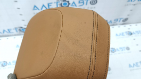 Headrest driver's seat BMW 3 G20 19-22 leather brown COGNAC, torn, needs cleaning