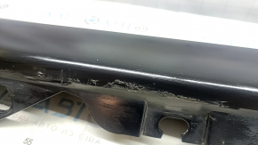 Right threshold BMW 3 G20 19 - black with backlight, in black matte film, scratches