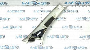 Front pillar trim left Volvo XC90 16-22 Alcantara gray, for cleaning