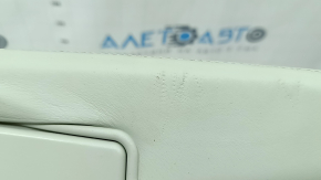 Right visor Volvo XC90 16-22 grey leather, with backlight, without hook, scratches, dents, unstuck