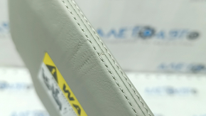 Right visor Volvo XC90 16-22 grey leather, with backlight, without hook, scratches, dents, unstuck