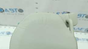 Right visor Volvo XC90 16-22 grey leather, with backlight, without hook, scratches, dents, unstuck
